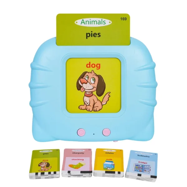 EduCards: Polsko-Angielski czytnik do nauki słówek (112 kart)