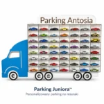 Parking Juniora™ Zamień porozrzucane autka w kolekcję z imieniem dziecka